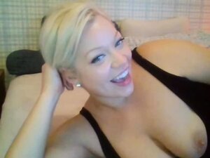 Fat booty blonde BBW MILF gets fucking on webcam